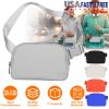 Sport Fanny Pack Unisex Waist Pouch Belt Chest Bag for Outdoor Sport Travel Beach Concerts Travel 20.86in-35.03in Waist Circumference