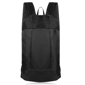 10L Waterproof Travel Outdoor Sport Daypack Knapsack Schoolbag Climbing Cycling Hiking Backpack (Option: Black)