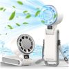 Upgraded Portable Handheld Fan with 60°F Ice Cooling, Up tp 12Hrs Personal Fans Portable Rechargeable