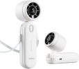 Mini Portable 3-n1 Turbo Hand held/Neck/Desk Personal Fan, 30ft/s [12H Max Cooling], 4000mAh with LED Display, for Everyday Outdoor Travel