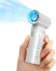 9-Blade Portable, High Speed Turbo Power Air [18H Max Cooling Time], 5 Gear Wind, 5000mAh Rechargeable, Mini Pocket Design Fan