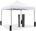 Pop Up Easy Setup Outdoor Shade Instant Portable Sun 10ft x 10ft Shelter Canopy Tent for Parties, Camping, Beach