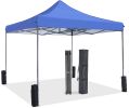 Pop Up Easy Setup Outdoor Shade Instant Portable Sun 10ft x 10ft Shelter Canopy Tent for Parties, Camping, Beach