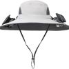 Rechargeable 2Detachable Solar Fans, Water-Repellent Wide Brim Bucket, Outdoor Camping Hiking Golf Sun Hat