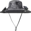 Rechargeable 2Detachable Solar Fans, Water-Repellent Wide Brim Bucket, Outdoor Camping Hiking Golf Sun Hat