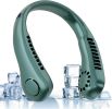 Portable Small Neck, 360° Cooling Personal, 5 Speeds, Hands Free Bladeless, Battery Operated Wearable Fan, Twistable, Rechargeable,