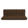 Outdoor Cushions 55 Inch, Waterproof 4" Thick Optional Camping Sleeping Pad, Porch Swing Cushion Replacement with Backrest and Ties