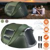 5-8 Person Pop Up Automatic Waterproof Instant Setup Tent with 4 Mosquito Net Windows Carrying Bag for Camping Hiking Climbing Adventure