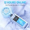 Upgraded Portable Handheld Fan with 60°F Ice Cooling, Up tp 12Hrs Personal Fans Portable Rechargeable