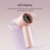 Portable Handheld Turbo Fan, 5000mAh Rechargeable Fan, Up to 28H Runtime, 5-Speed Powerful Airflow