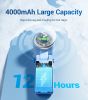 5 Gear Wind Portable Handheld Turbo Fan, Battery Operated, Up to 12 Working Hours