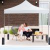 Pop Up Easy Setup Outdoor Shade Instant Portable Sun 10ft x 10ft Shelter Canopy Tent for Parties, Camping, Beach