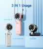 5 Gear Wind Portable Handheld Turbo Fan, Battery Operated, Up to 12 Working Hours