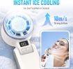 Upgraded Portable Handheld Fan with 60°F Ice Cooling, Up tp 12Hrs Personal Fans Portable Rechargeable