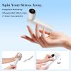 3 In 1 Portable Handheld Turbo Rechargeable Mini Fan, Up to 12 Working Hours,1-199 Speed, Digital Display, for Outdoor,Travel,Beach,Office