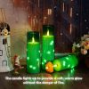 5 Pc with Timer Flickering Flameless LED Candles for Romantic Ambiance Outdoor and Home Decoration Table Acrylic Shell