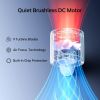 Portable Handheld Turbo Fan, 5000mAh Rechargeable Fan, Up to 28H Runtime, 5-Speed Powerful Airflow