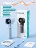 Mini Handheld Portable , 6-Speed Powerful Personal Fan, Rechargeable 5000mAh Battery with Up to 15 Hours Runtime