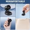 Mini Portable Clip on, 3-in-1 Hands-Free Personal Hat Fan, Battery Powered with 3 Speeds for Hiking, Fishing, Camping, Running, Travel