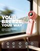 5 Gear Wind Portable Handheld Turbo Fan, Battery Operated, Up to 12 Working Hours