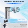 3 In 1 Portable Handheld Turbo Rechargeable Mini Fan, Up to 12 Working Hours,1-199 Speed, Digital Display, for Outdoor,Travel,Beach,Office
