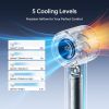 Portable Handheld Turbo Fan, 5000mAh Rechargeable Fan, Up to 28H Runtime, 5-Speed Powerful Airflow