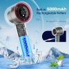 1-100 Speed Portable Handheld Turbo Fan, 15000RPM  Ultra High-speed,Personal Hand Held Travel Fans,5000mAh Battery Rechargeable Mini Fans