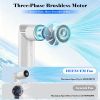 3 In 1 Portable Handheld Turbo Rechargeable Mini Fan, Up to 12 Working Hours,1-199 Speed, Digital Display, for Outdoor,Travel,Beach,Office