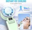 Upgraded Portable Handheld Fan with 60°F Ice Cooling, Up tp 12Hrs Personal Fans Portable Rechargeable