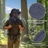 Mosquito Net Hat with Fan Built in Wide Brim Fan Solar Hat with Netting and Neck Flap for Men Women Outdoor Fishing