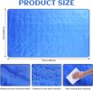 Hot Flashes Cooling Gel Mattress Pad for Bed, Relaxing, Sleep, Adult, Pets, No Water or Electricity Required(Plain,48 x 28 Inch)
