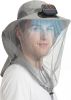 Mosquito Net Hat with Fan Built in Wide Brim Fan Solar Hat with Netting and Neck Flap for Men Women Outdoor Fishing