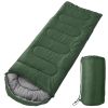 Camping Sleeping Bags for Adults Teens Moisture-Proof Hiking with Carry Bag 32-50℉ for Spring Autumn Winter Seasons